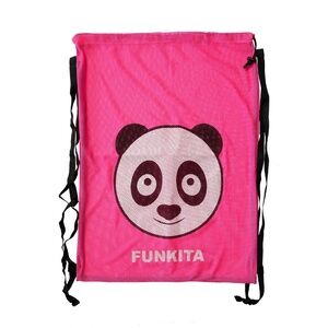 Funkier - Mesh Gear Bag, Aqua Panda, Brand New and Sealed in Original Packaging